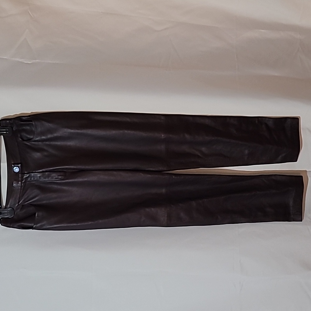 Authentic Vintage CHANEL Lambskin Leather Trousers